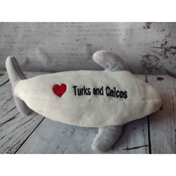 Dolphin Stuffed Animal Plush Turks And Caicos 7 Inches - Picture 2 of 4